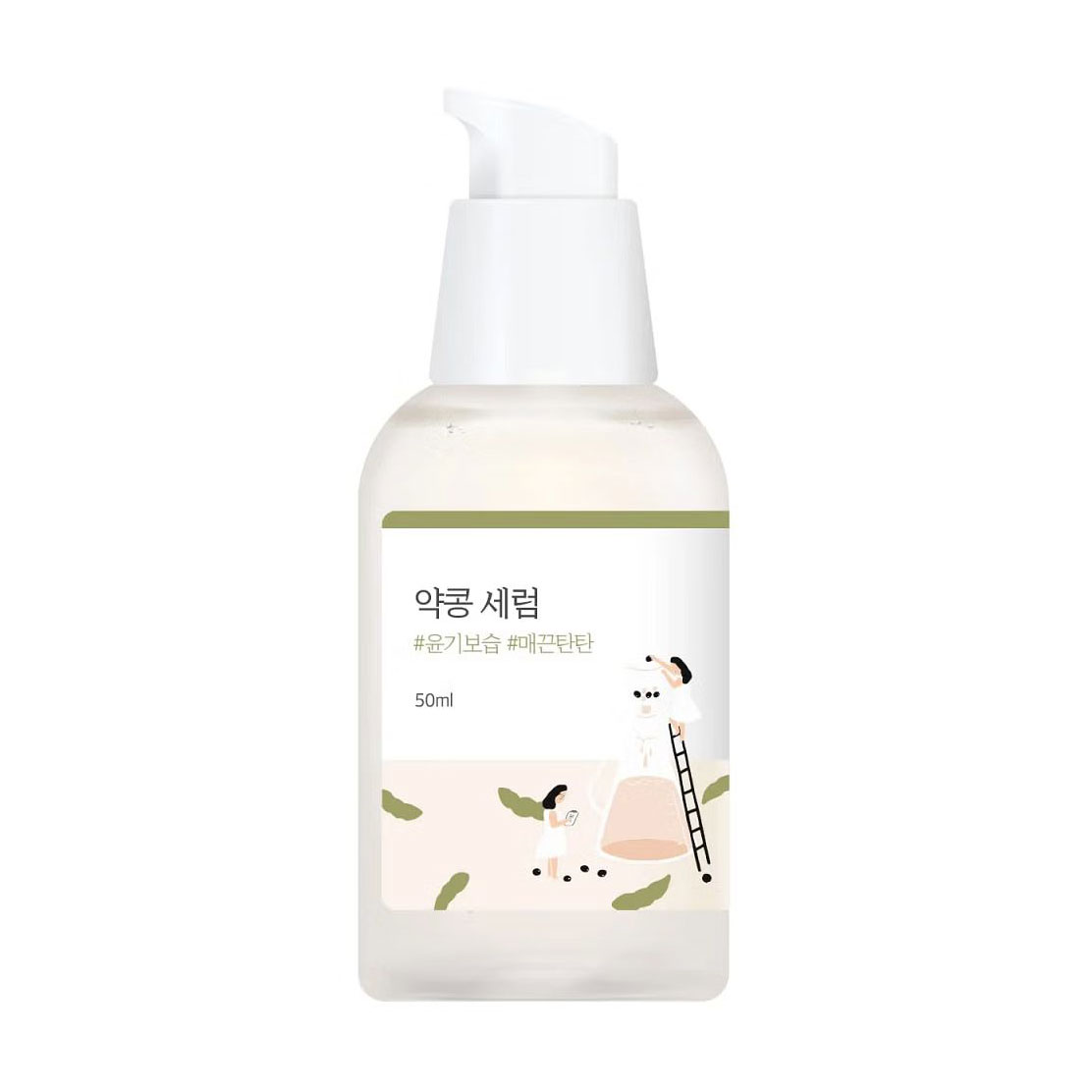 Живильна сироватка для обличчя Round Lab Soybean Serum з екстрактом чорних соєвих бобів, 50 мл
